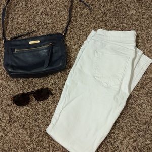 white hollister skinny jeans